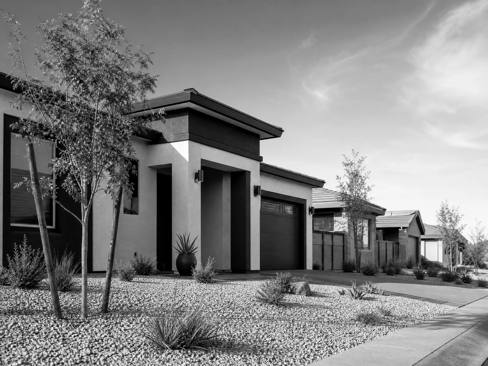 Desert community home representing Aqua Pure service in Maricopa Arizona