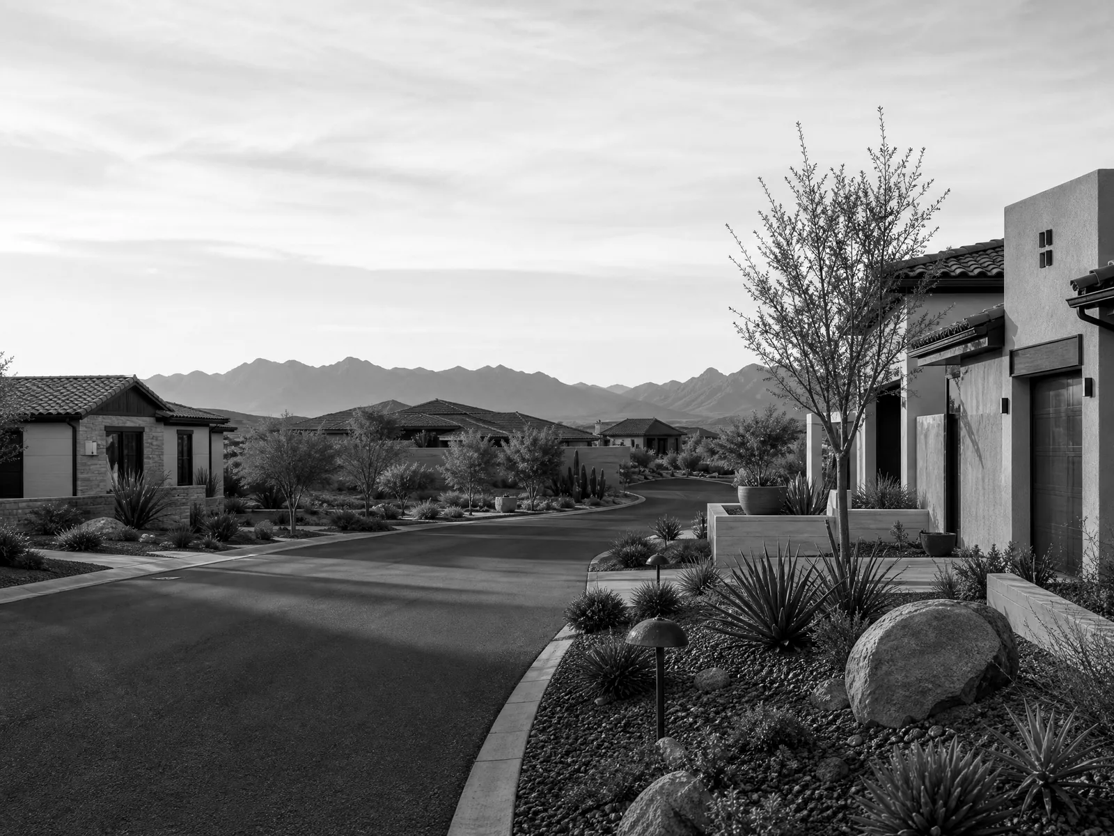Desert-edge homes representing Aqua Pure service in San Tan Valley Arizona