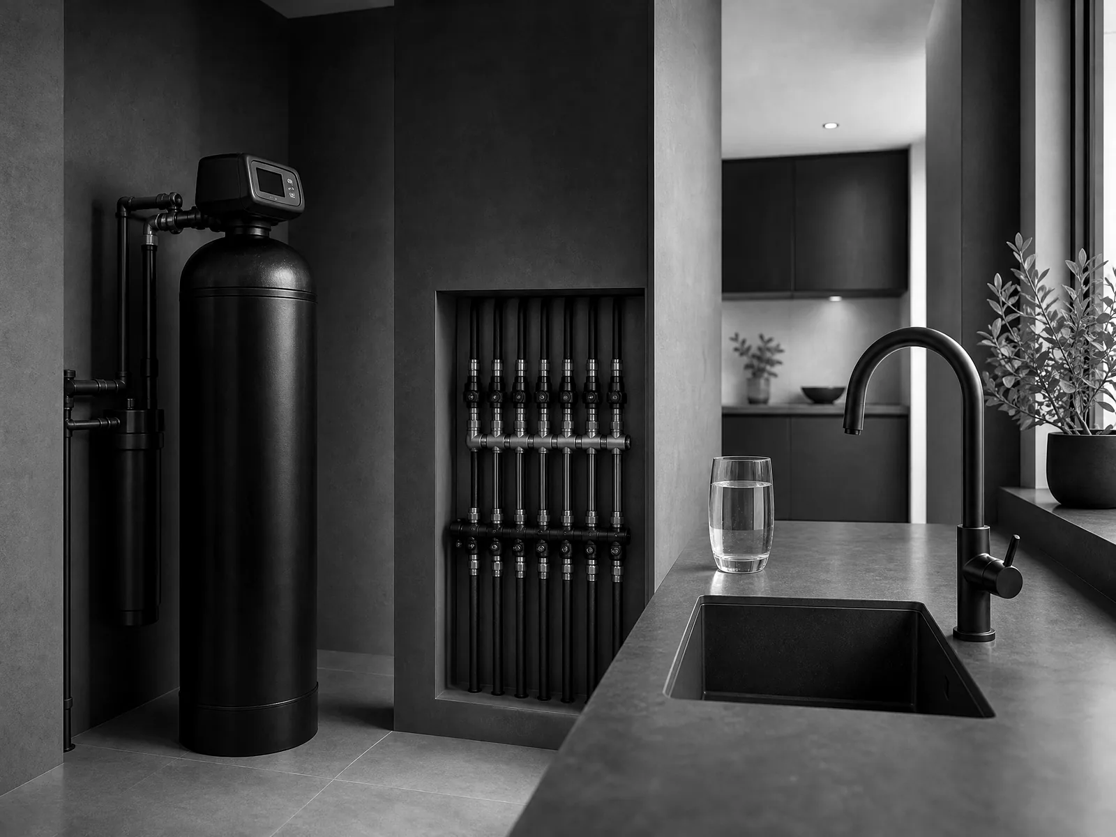 Whole-home and drinking-water treatment options arranged for comparison