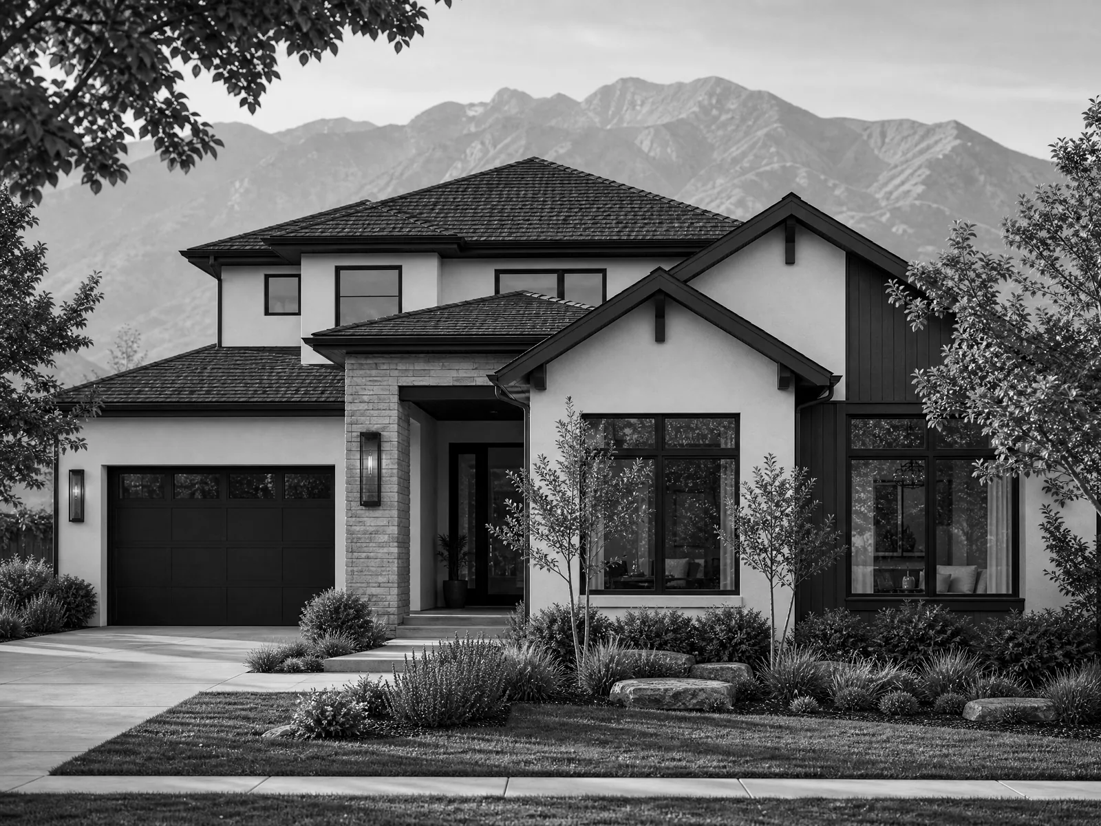 Suburban Utah home representing Aqua Pure service in South Jordan