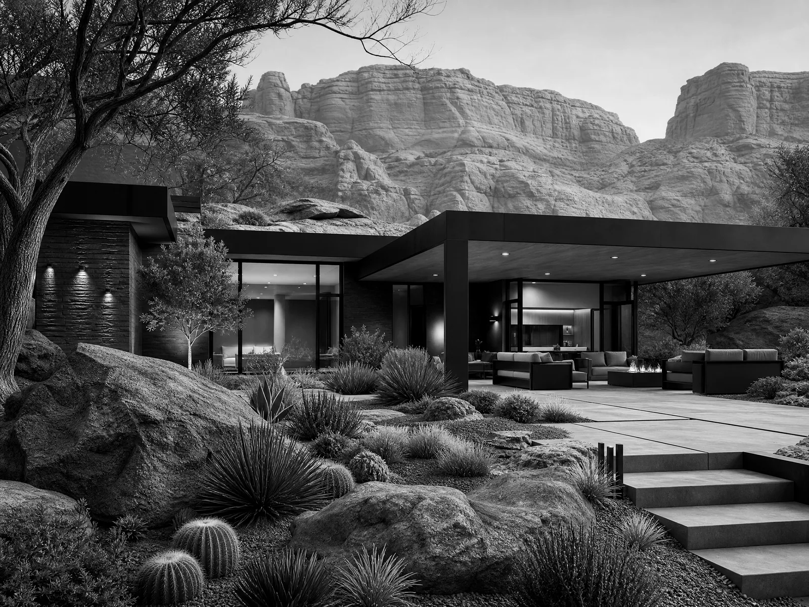 Red-rock desert home representing Aqua Pure service in St George Utah