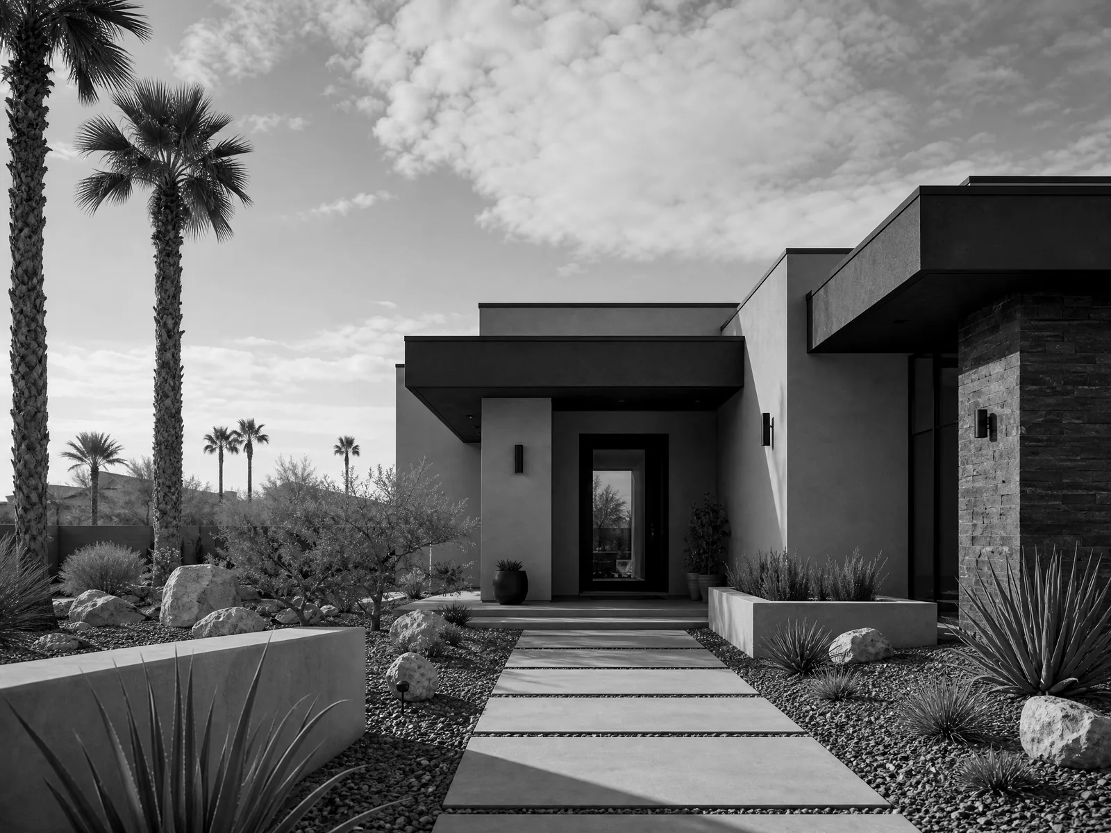 Modern desert home representing Aqua Pure service in Surprise Arizona
